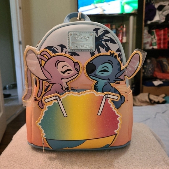Loungefly Disney Parks Lilo and Stitch Mini Backpack